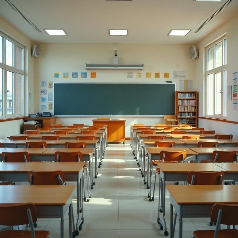 Spacious, Well-Lit Classrooms